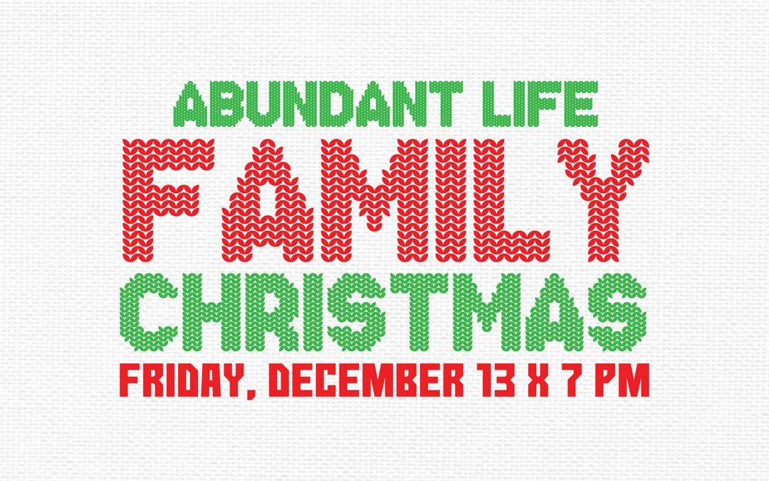 Fun and Festivities Await at the Abundant Life Family Christmas Party