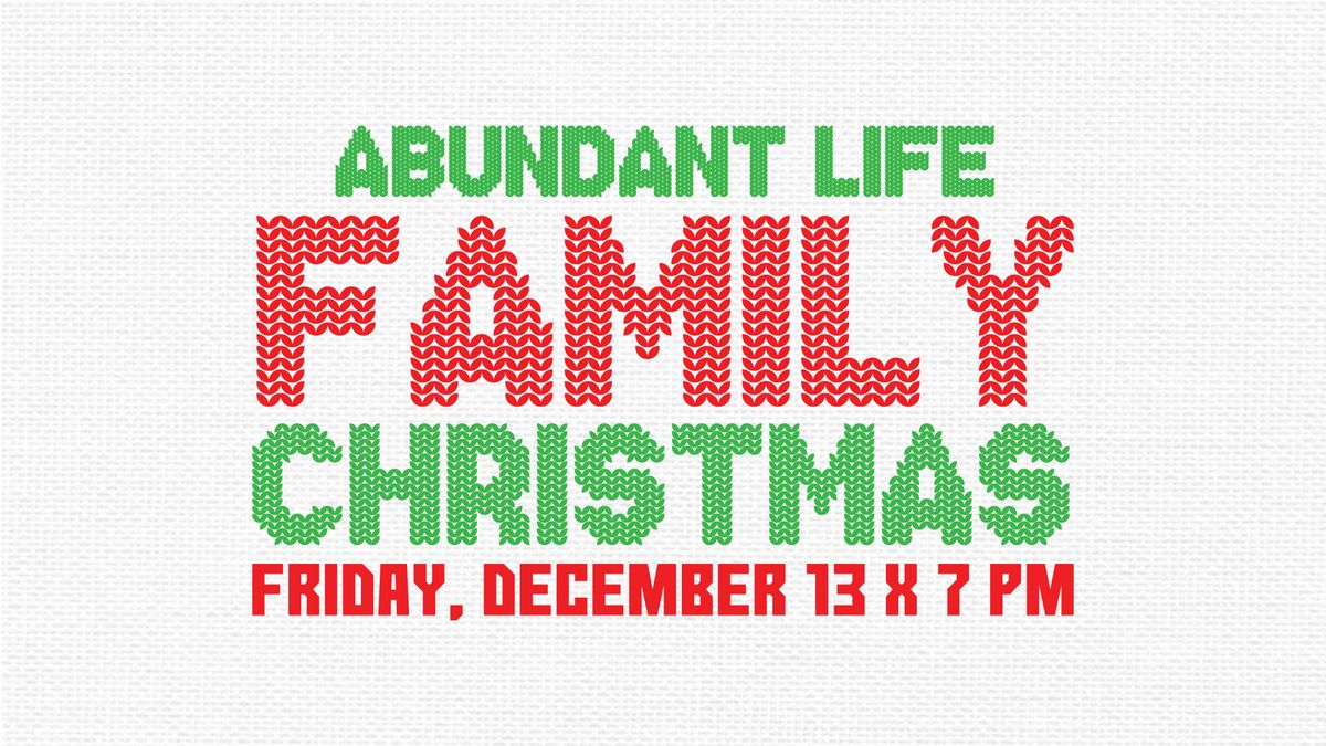 Fun and Festivities Await at the Abundant Life Family Christmas Party